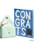 Blue Congrats Grad Graduation Greeting Card
