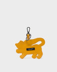 Theo the Tiger - Golden Glow Leather Keychain