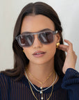 Addison Acetate Unisex Aviator Sunglasses