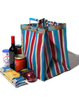 RECYCLED PLASTIC STRIPE BAG - Rectangle D30