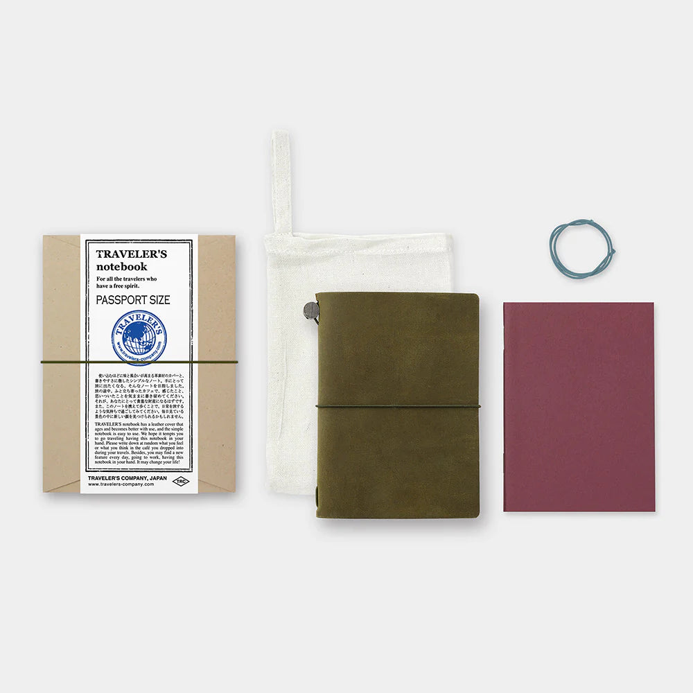 Traveler's Journal Passport : Olive