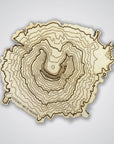 Mt St Helens Topography Coaster - Single
