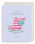 Beach Teach Teacher Greeting Card