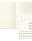 MD A6 LIGHT Notebook, Blank 3Pcs