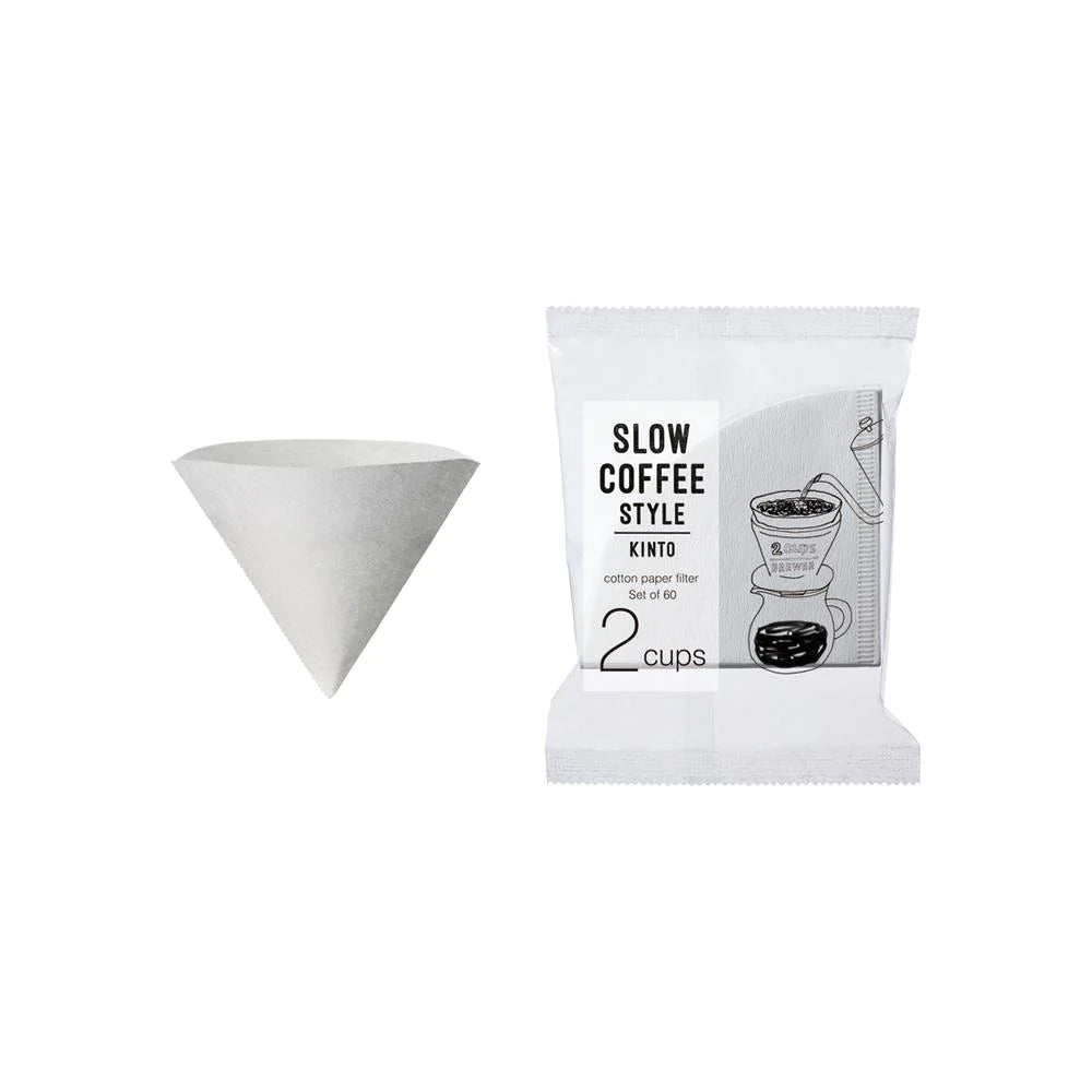 Slow Coffee Style - Cotton paper filter 2cups (Set of 60)