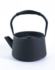 Modern Cast Iron Tea Pot - Black 33oz
