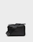 Benji Micro Crossbody Black Leather Bag - Studs Pattern
