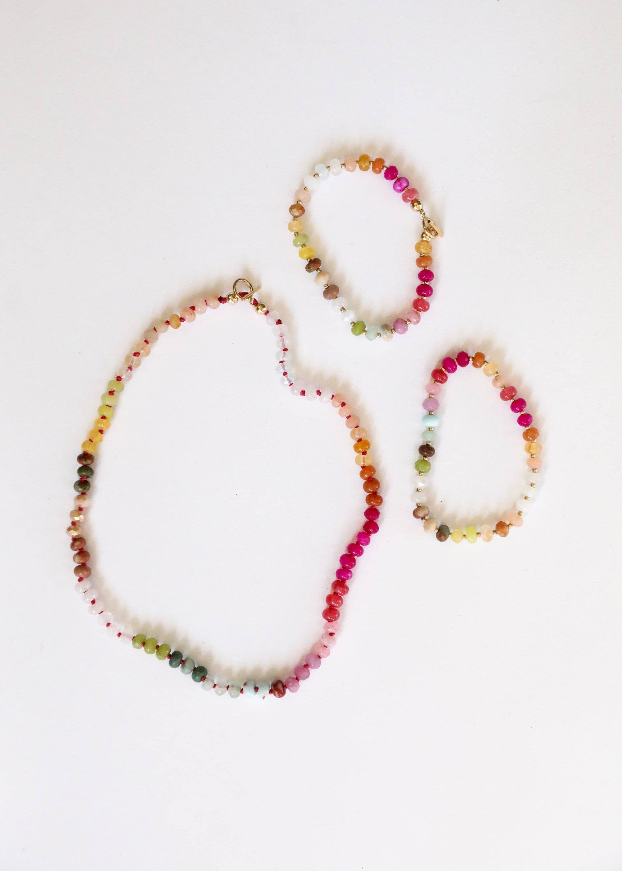 Natural Gemstone Anklet - Sandbar