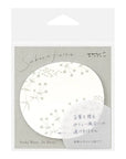 Sticky Notes Small Flowers - White
