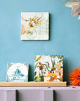 Happiness in a basket | StoryTiles art on tile