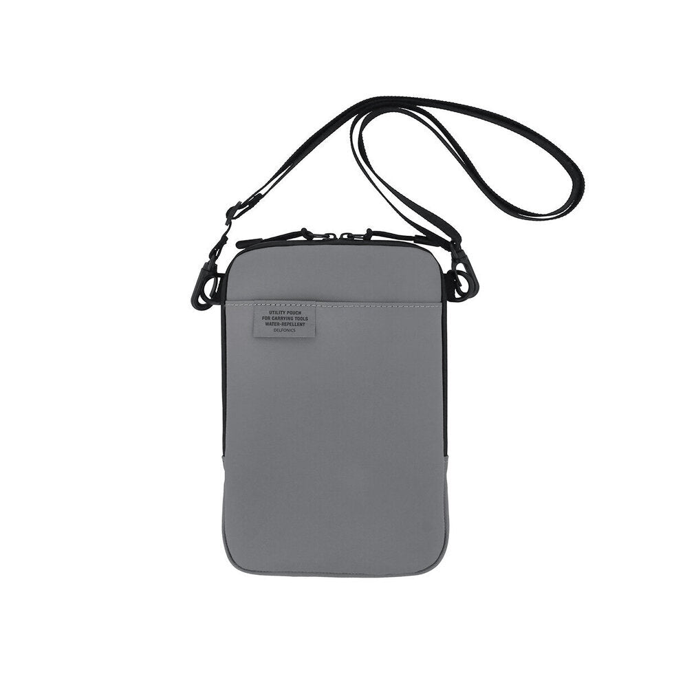 Delfonics Water-Repellent  Smartphone Pouch - Grey
