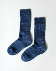 Mekke Sock - Heather Navy