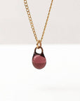 Droplet Small Necklace GF AMETHYST