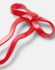 Bow Hairpin in Large Cherry