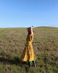 Drawstring cotton plaid skirts