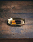 Brass Plate Long Octagonal (S)