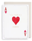 Aced It Congrats Card Greeting Card