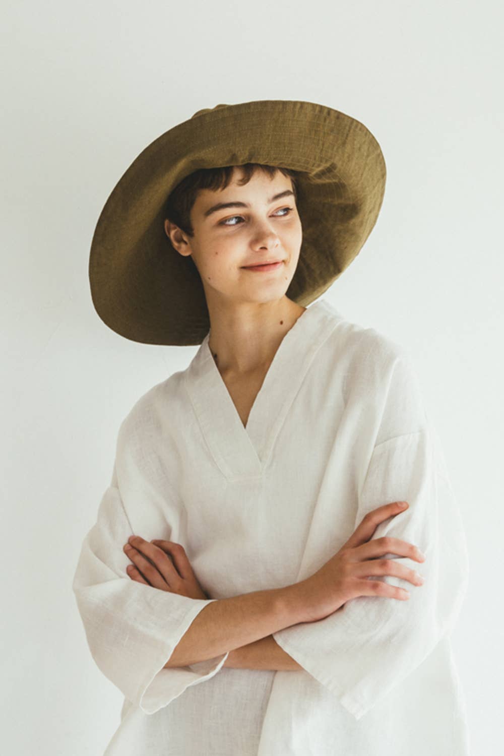 Linen Atlin Hat Epinard