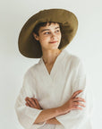 Linen Atlin Hat Epinard