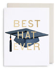 Best Hat Ever Graduation Greeting Card