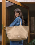 Hana Canvas Boat Bag - SAND Vachetta