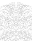 Floral Mandalas Coloring Book
