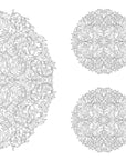Floral Mandalas Coloring Book