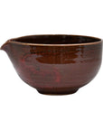 Yukiakari Katakuchi Matcha Bowl With Spout - Yuzu Aka