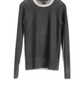 Printed Crew OFF BLACK