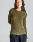 Printed Crew OLIVE