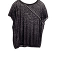 S451LN Linen - Seamed Popover BLACK