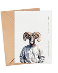 Zodiac Aries Card