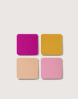 Bierfilzl Merino Wool Square Coaster Multi 4 Pack Superbloom