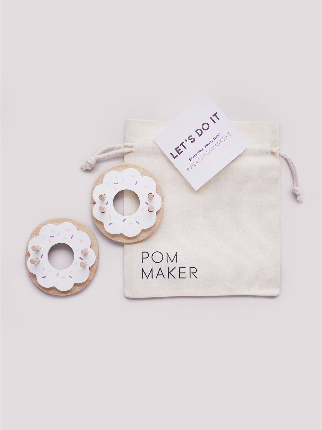 Donut Pom Maker – Vanilla - Medium Size