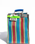 RECYCLED PLASTIC STRIPE BAG - Rectangle D30