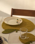 Felted Apple Mat