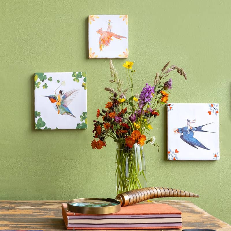 Bird of paradise | StoryTiles art on tile