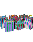 RECYCLED PLASTIC STRIPE BAG - Rectangle D30