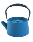 Modern Cast Iron Tea Pot - Blue 33oz