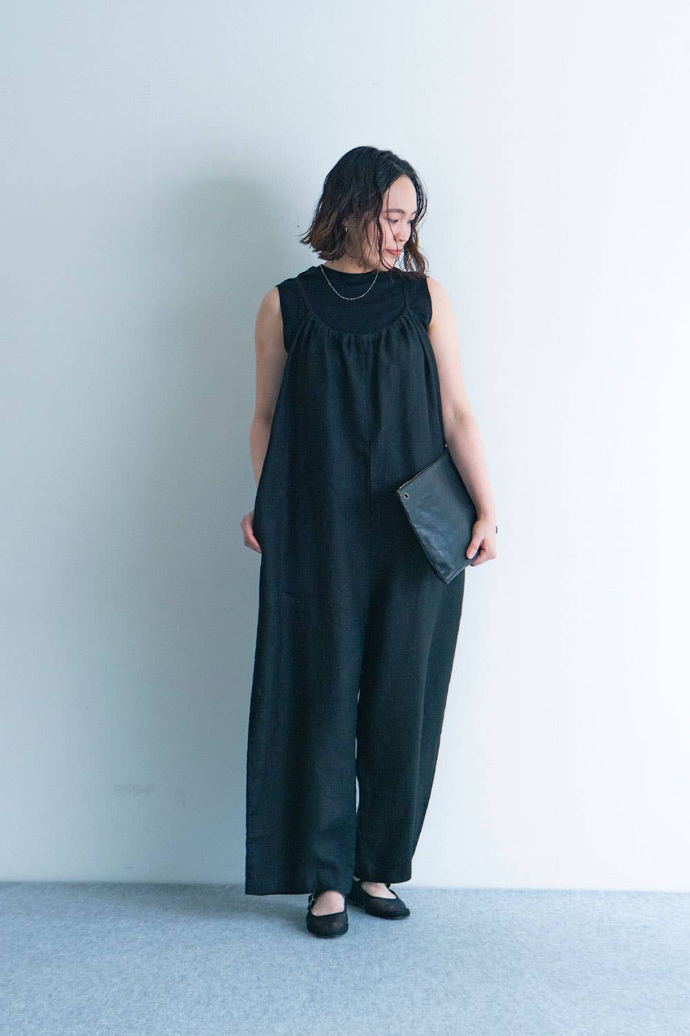 Eine Salopette Black