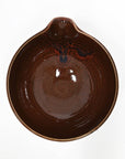 Yukiakari Katakuchi Matcha Bowl With Spout - Yuzu Aka