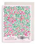 Pink Petals Bridal Greeting Card