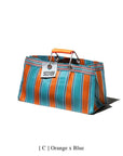 RECYCLED PLASTIC STRIPE BAG - Wide