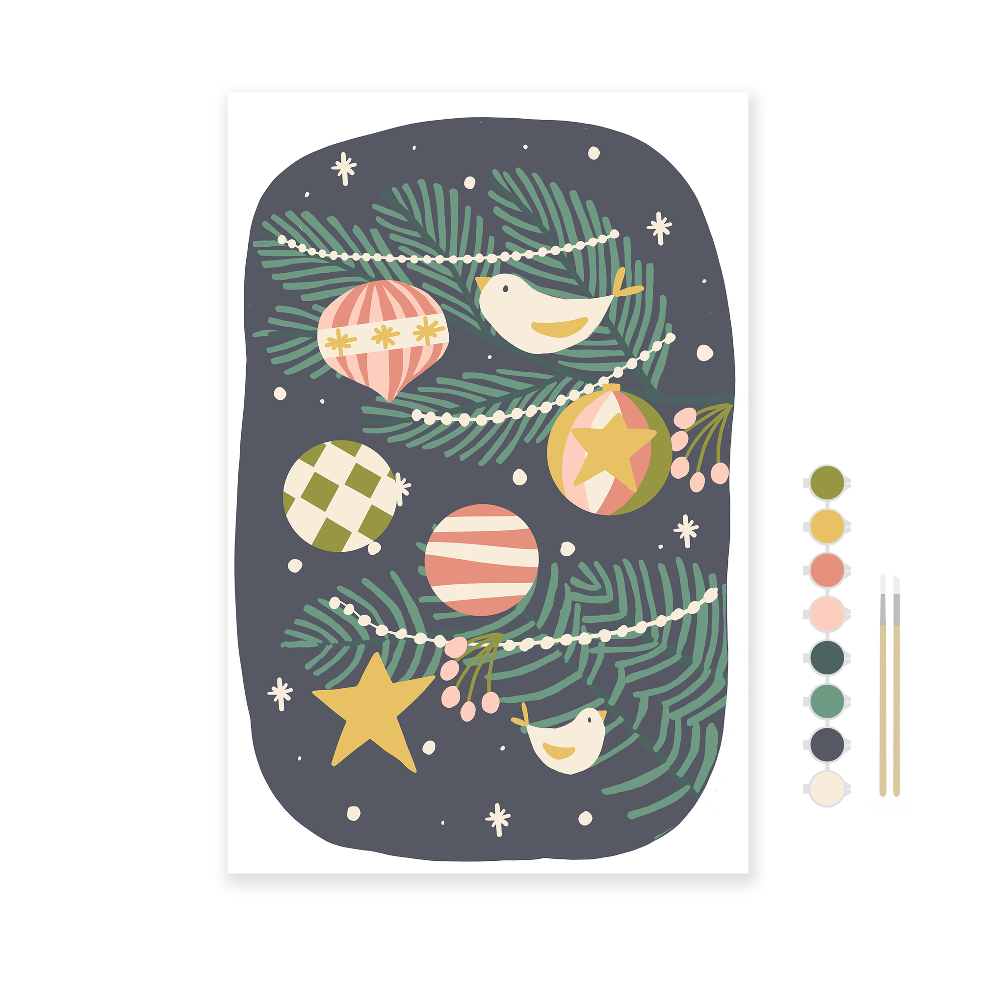 Oh Christmas Tree 12 x 18" Paint by Number Kit