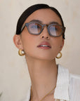 Blake Acetate Unisex Round Sunglasses