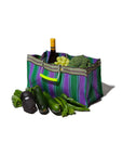 RECYCLED PLASTIC STRIPE BAG - Wide