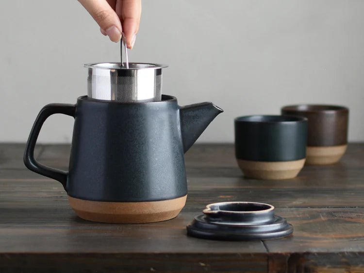 Ceramic Lab Tea Cup - Black