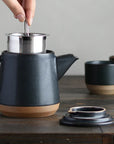 Ceramic Lab Tea Cup - Black