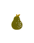 Felted Pear Mat