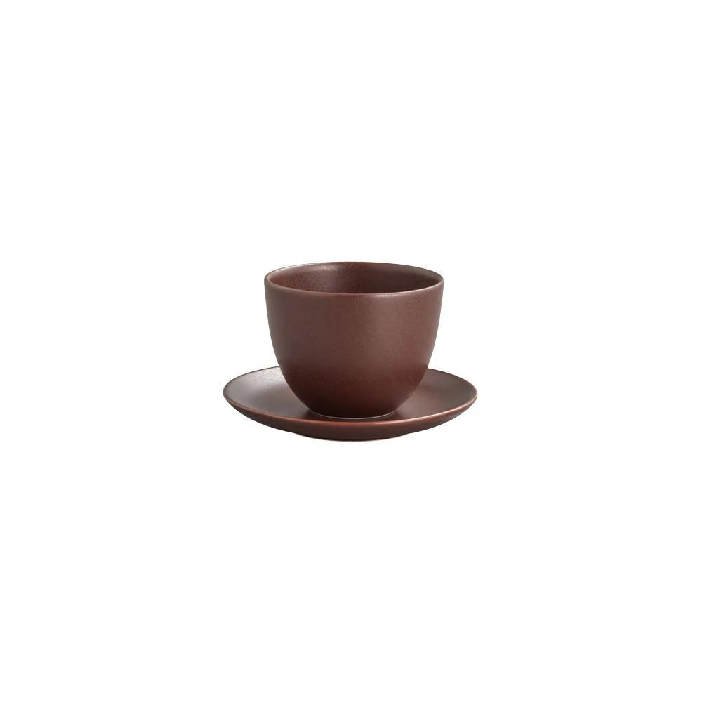 Pebble Cup and Saucer - Brown